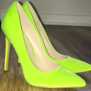 Neon Green Pumps